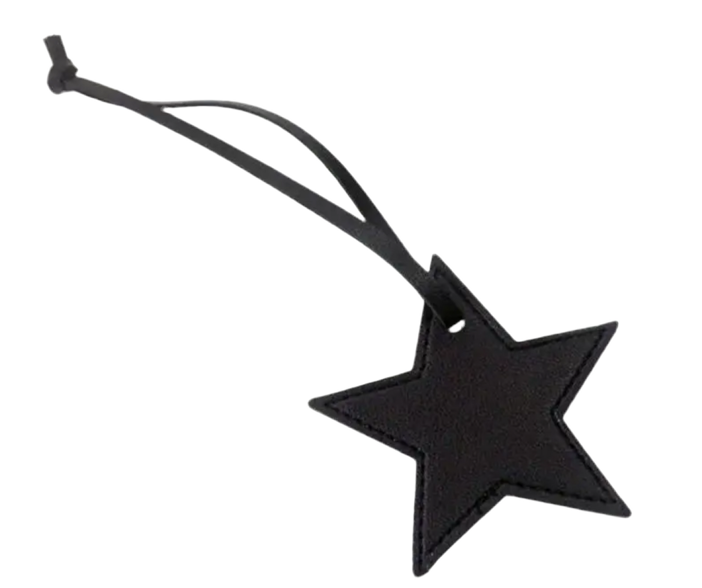 Leather Star Bag Charm