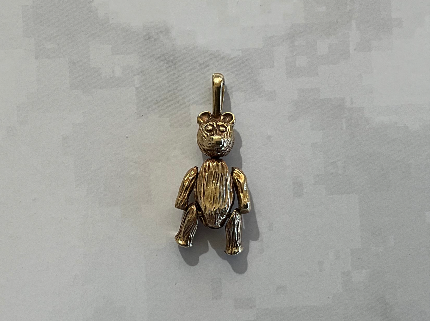 Vintage Gold Teddy Bear - Articulated (1970s)