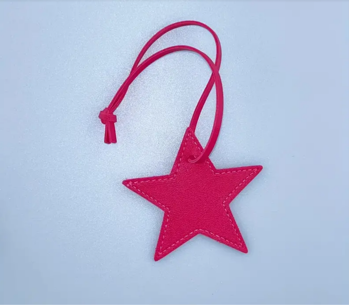 Leather Star Bag Charm