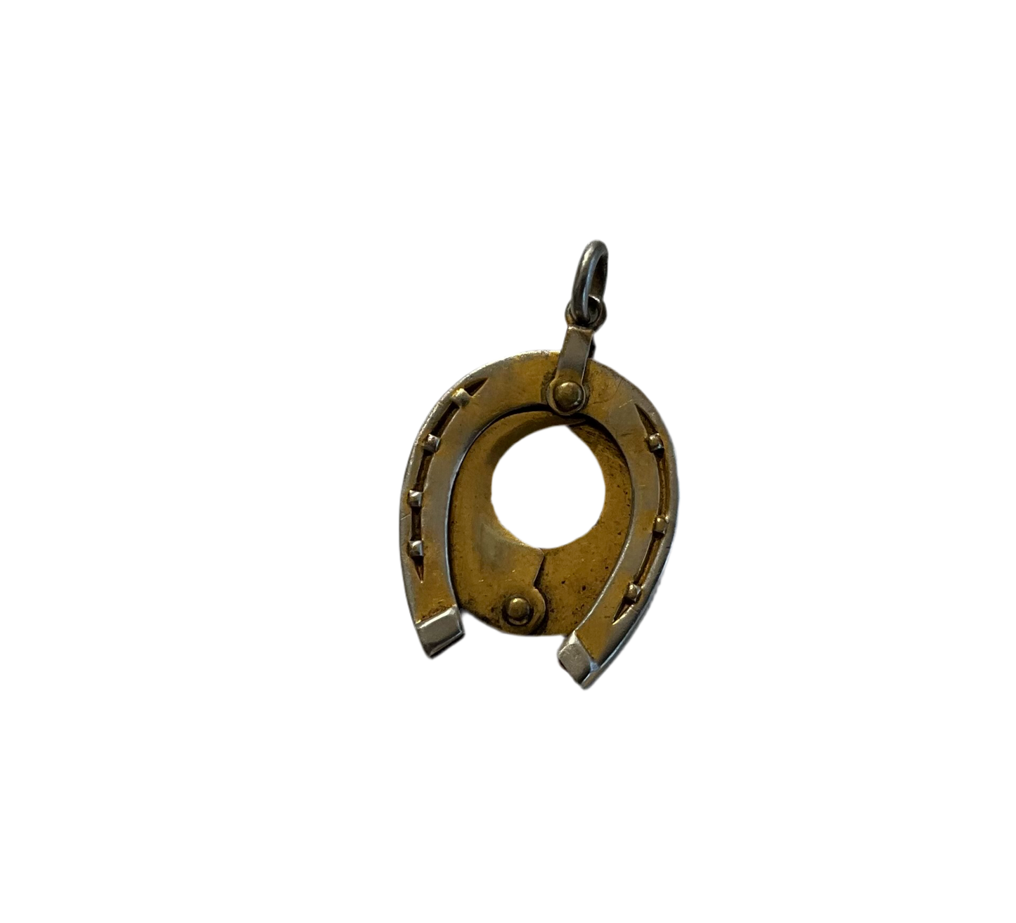 Vintage Horseshoe Cigar Cutter Pendant