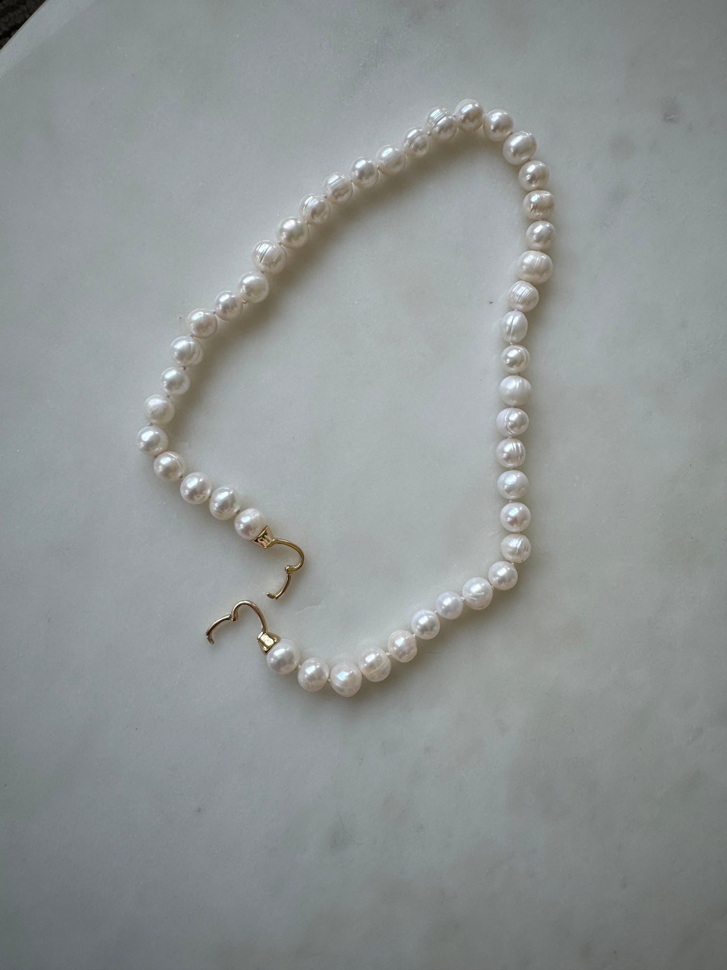 Hand Knotted Pearl Necklace