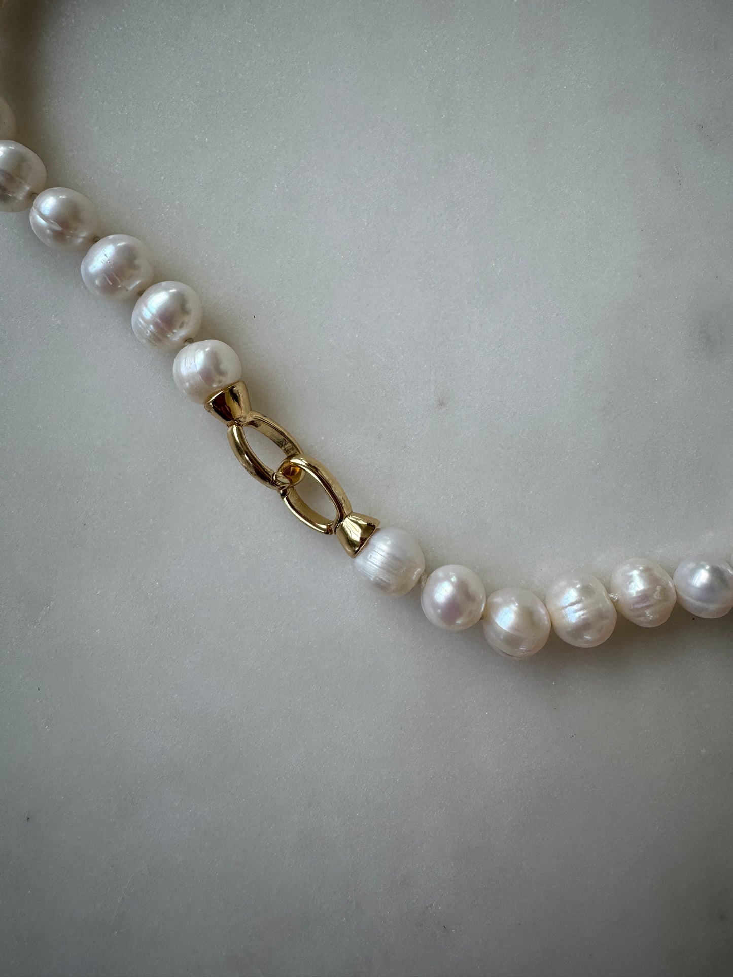 Hand Knotted Pearl Necklace