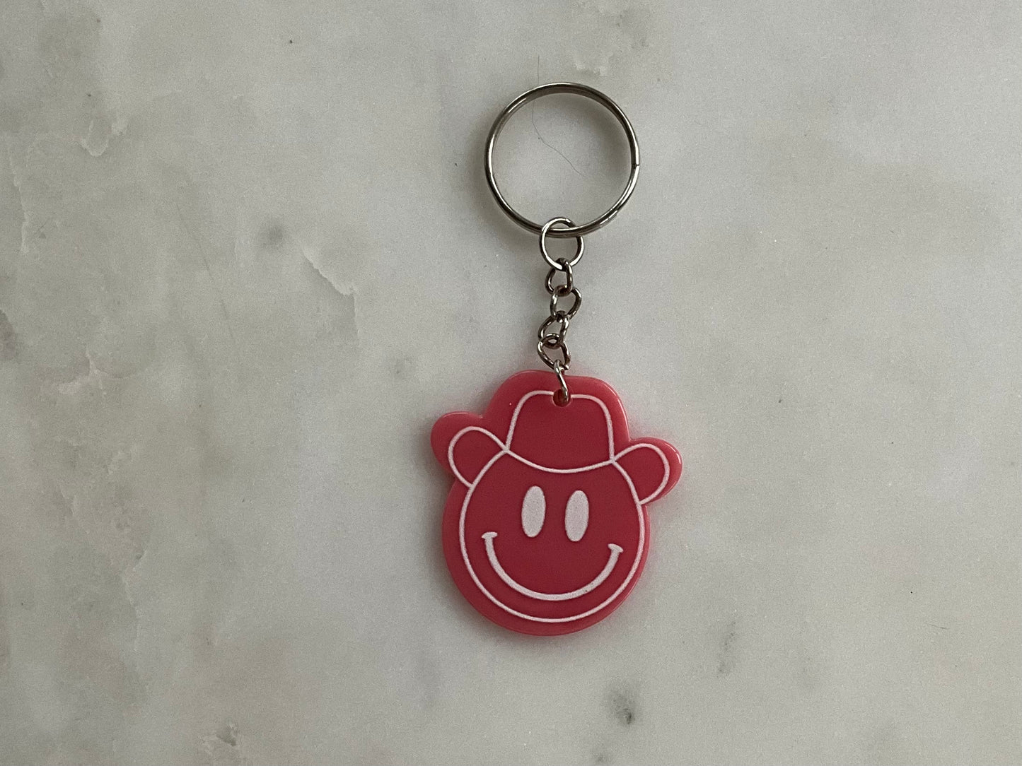 Happy Cowboy Keychains