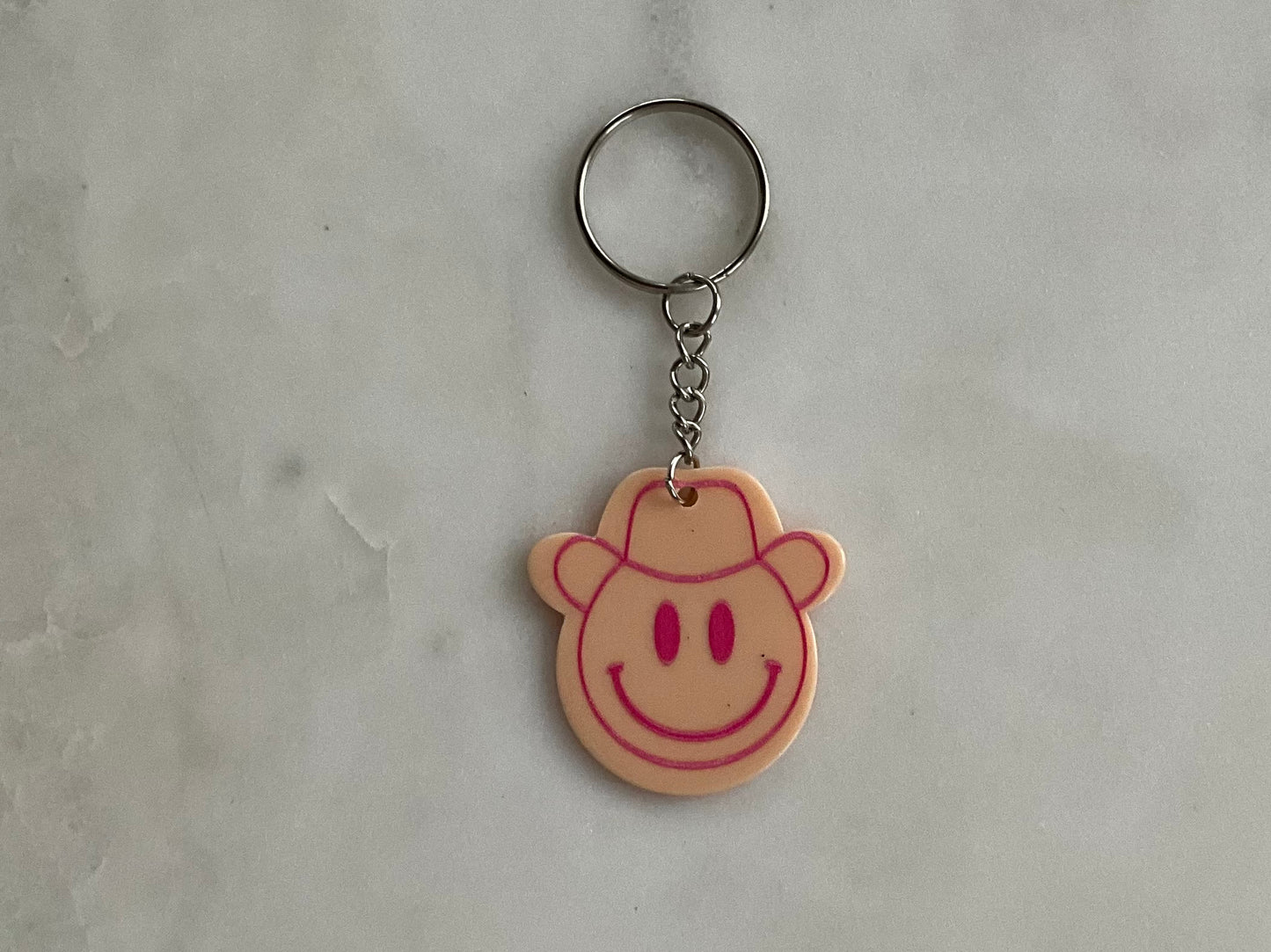 Happy Cowboy Keychains