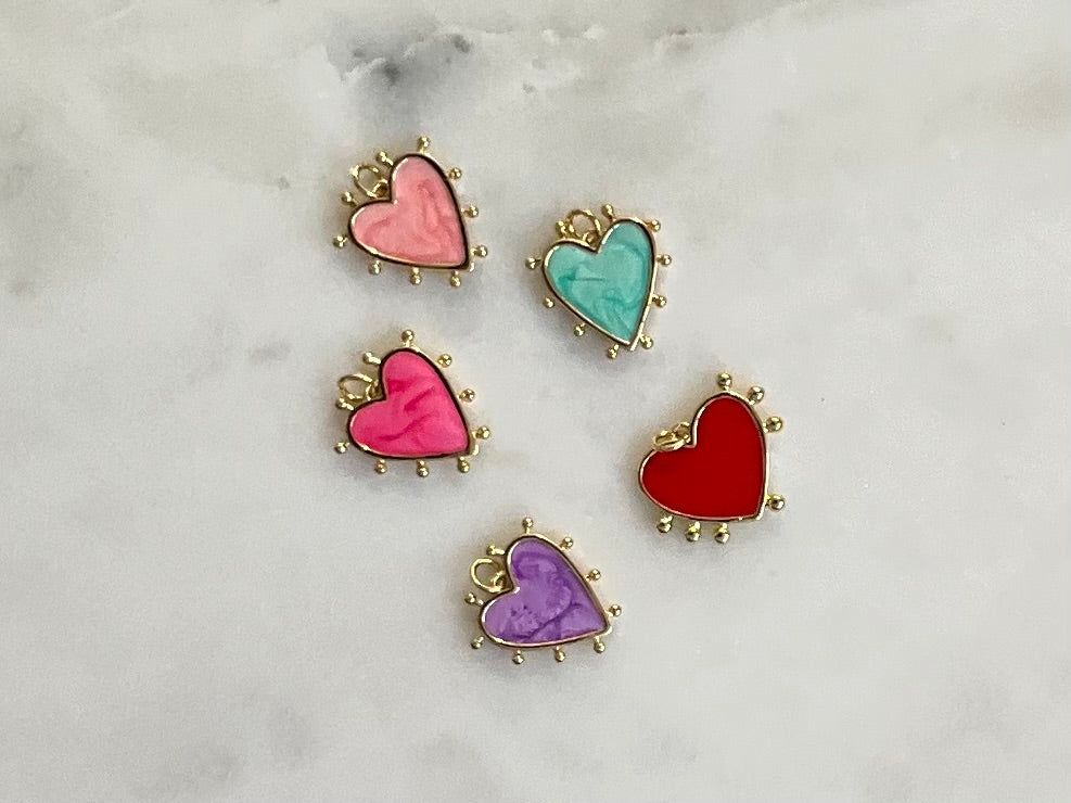 Enamel Hearts