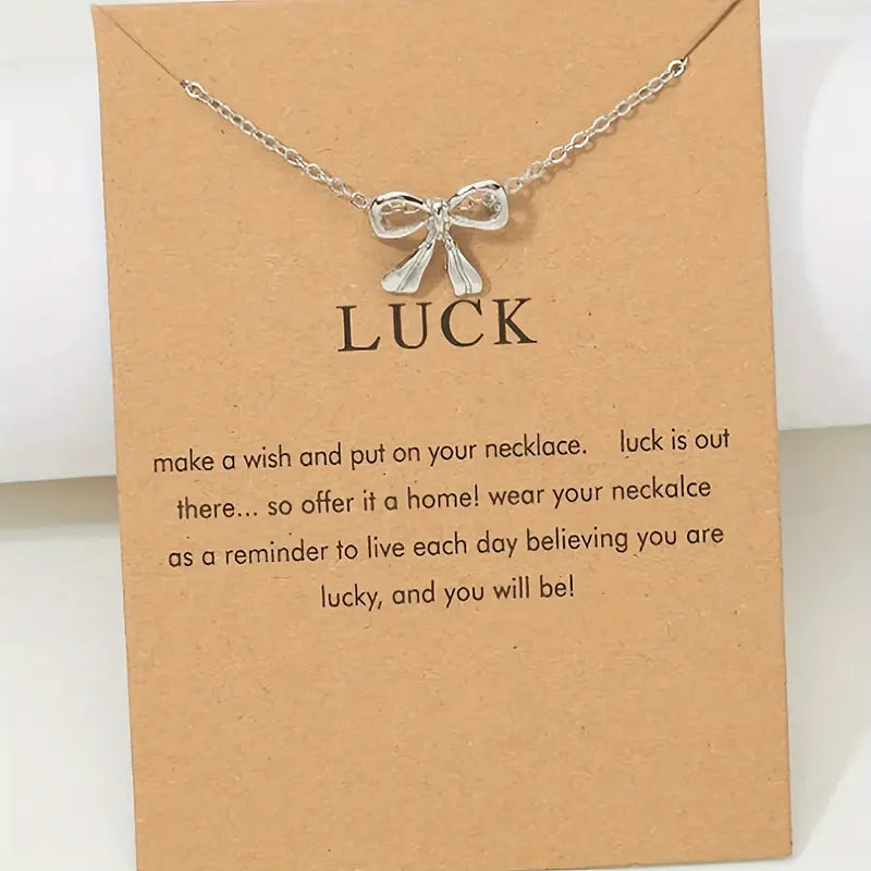 Lucky Bow Necklace