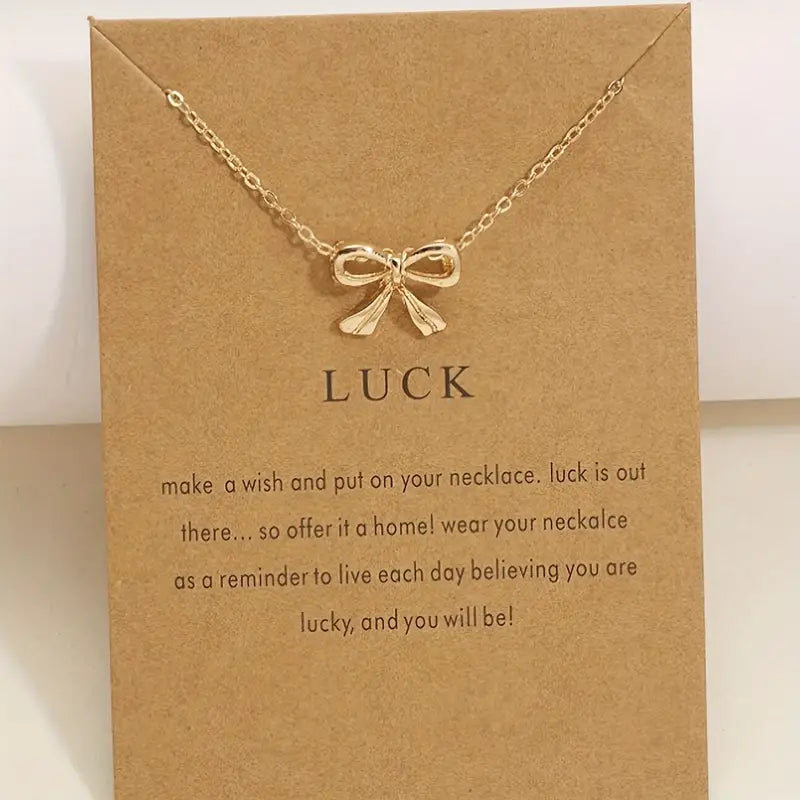 Lucky Bow Necklace