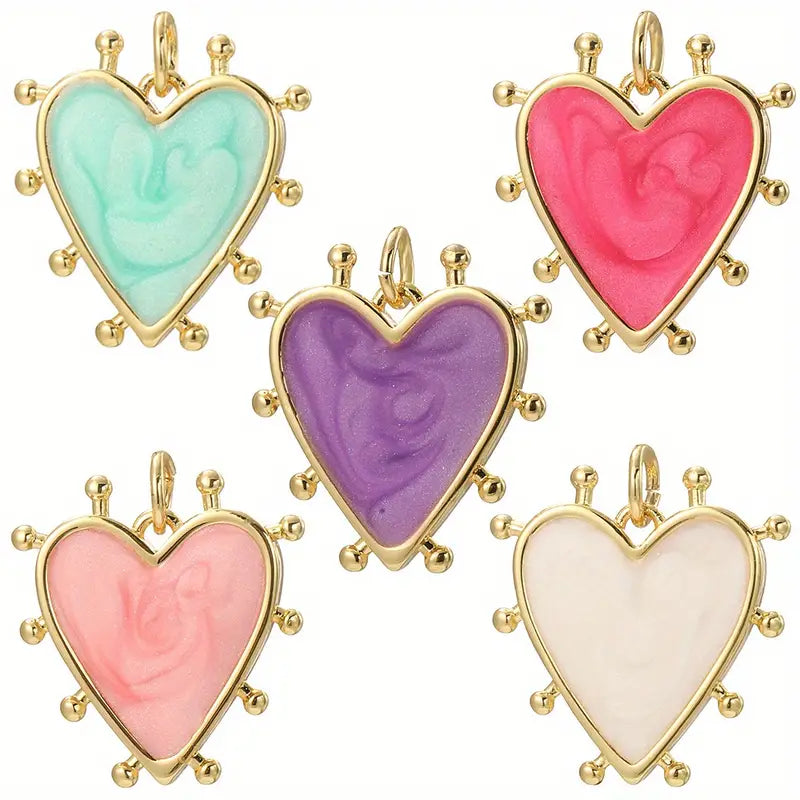 Enamel Hearts